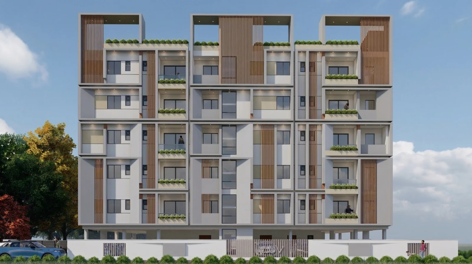 Ayodhya Block Luv south elevation